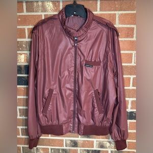 Members Only Vintage Burgundy Jacket